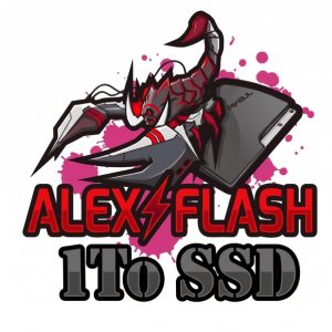 PS3 Slim 1000Go SSD Alex Flash